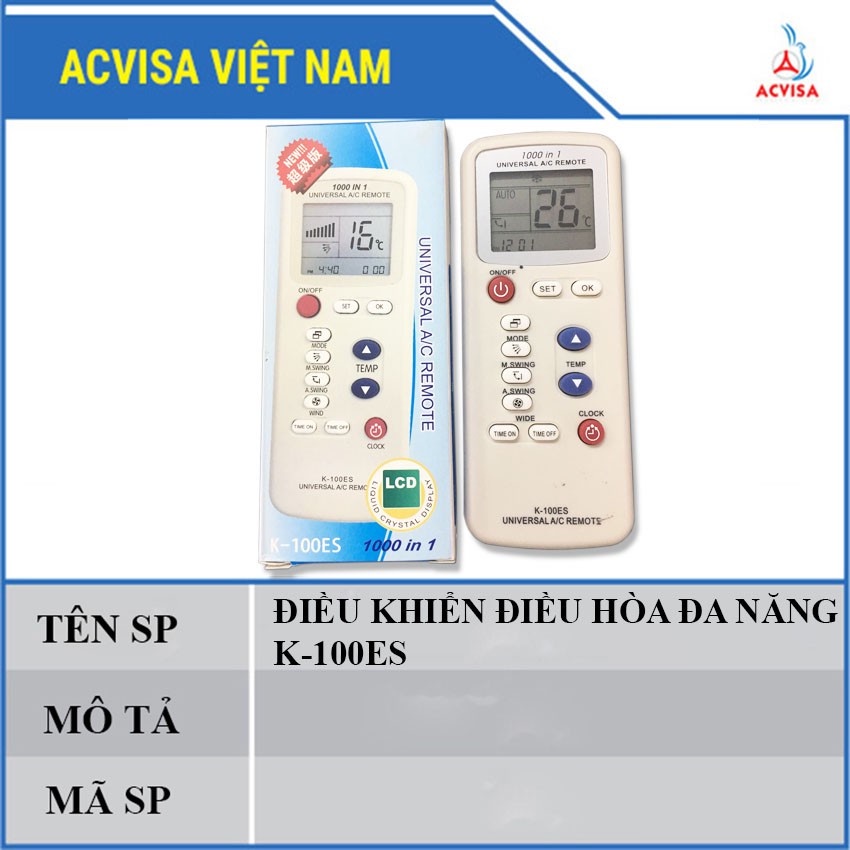Remote - Điều khiển điều hòa đa năng ⚡Sẵn Hàng⚡