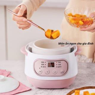 Nồi Hầm Cháo, Kho Cá Chậm, Hầm Cách Thủy, Ninh Cháo Cho Bé 4In 1 Tiện Dụng Cho Gia Đình Bạn - Gia dụng NTA