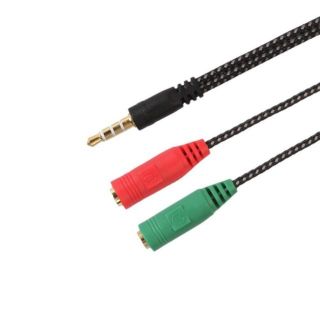 Jack gộp audio và mic 3.5mm Jack gộp tai nghe 3.5