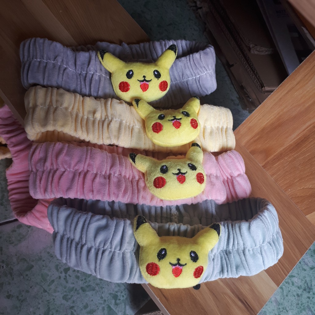 Băng đô hoạt hình pikachu siêu cute dễ thương- GIAO MÀU NGẪU NHIÊN