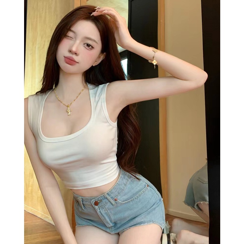Áo Bra Nữ Cổ U Sexy Chất Thun Tăm Siêu Hot MS.D1