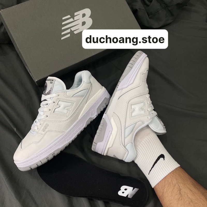 GIÀY NEW.BALANCE 550 ALL WHITE LAI AU [ FULL BOX + FREE SHIP ]