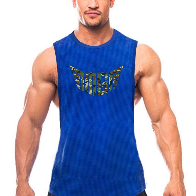 Áo Ba Lỗ Lưới Nhanh Khô Tập Thể Hình Cơ Bắp Thời Trang Mới Cho Nam