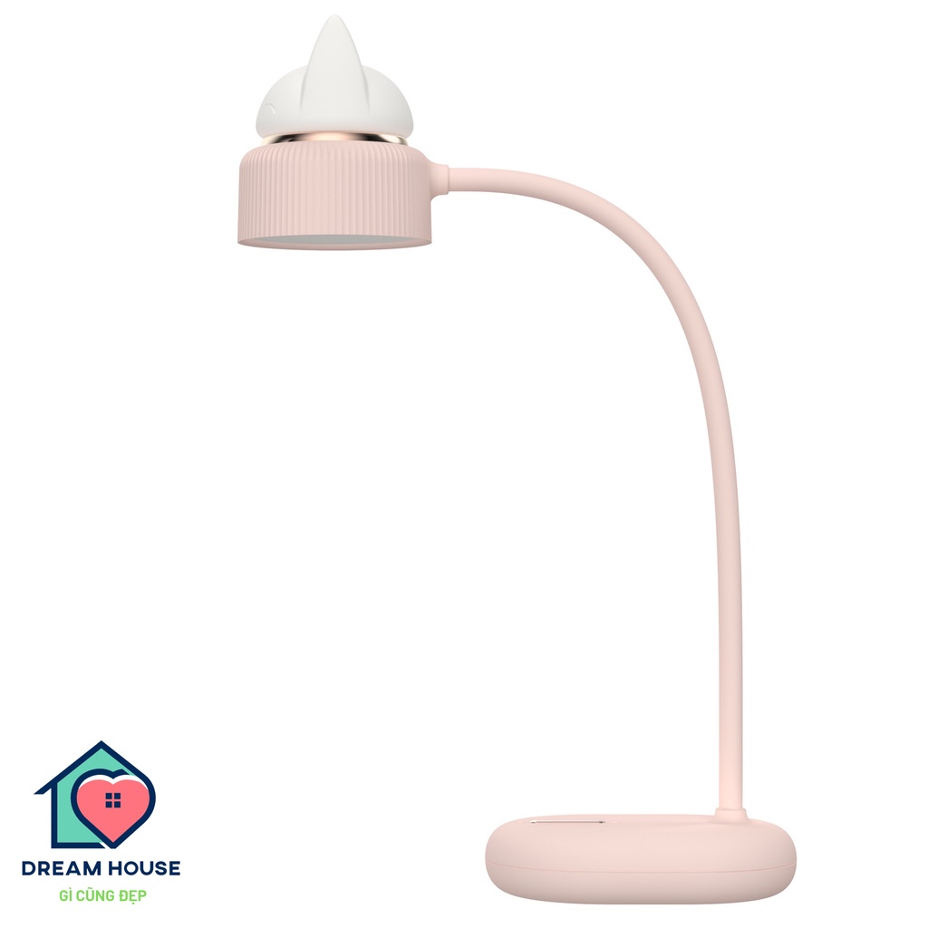 Đèn bàn học chống cận kiêm đèn ngủ đáng yêu, đèn học tích điện siêu sáng DL400