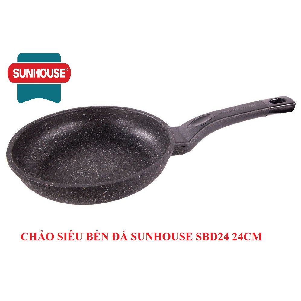 CHẢO SIÊU BỀN ĐÁ SUNHOUSE SBD24 24CM