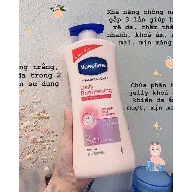 Dưỡng thể Vaseline 725ml