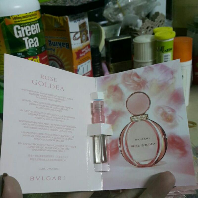 vial mẫu thử bvlgari rose goldea the essence of the jeweller edp | Thế Giới Skin Care
