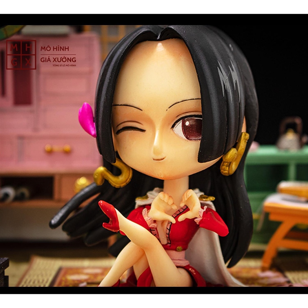 Mô hình One Piece chibi Boa Hancok cực dễ thương cao 10cm , figure one piece , mô hình giá xưởng