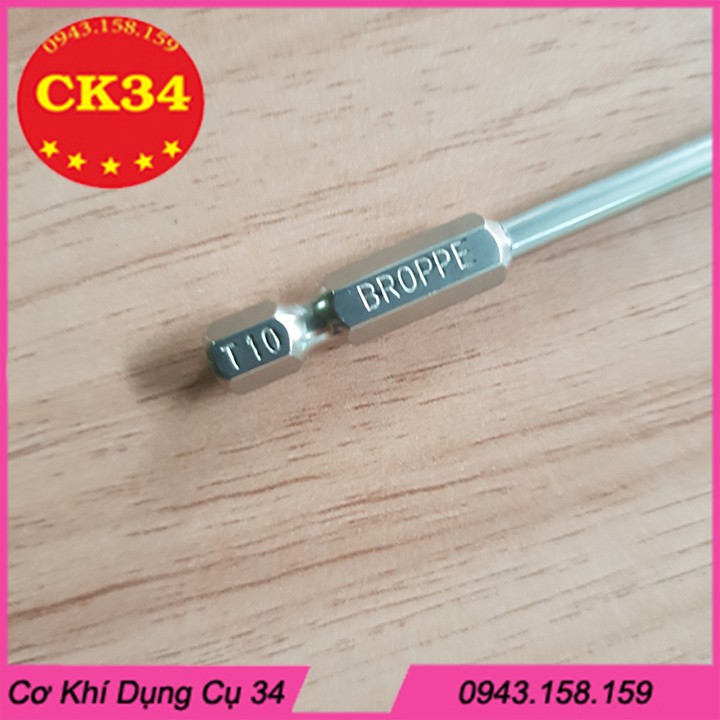 Mũi lục giác hoa thị T10 dài 100mm