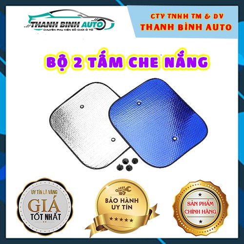 Bộ 2 Tấm Che Nắng Cửa Bên Ô Tô - Tiện Lợi - Thanh Bình Auto