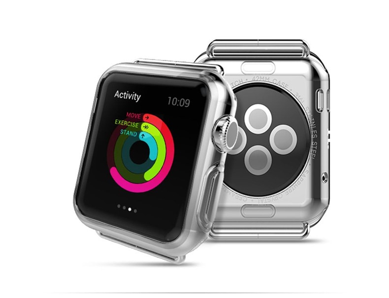 Vỏ Silicon Mềm Bảo Vệ Chống Trầy Xước Cho Đồng Hồ Apple Watch 5 / 4 / 3 / 2 / 1 40mm 44mm 42mm 38mm