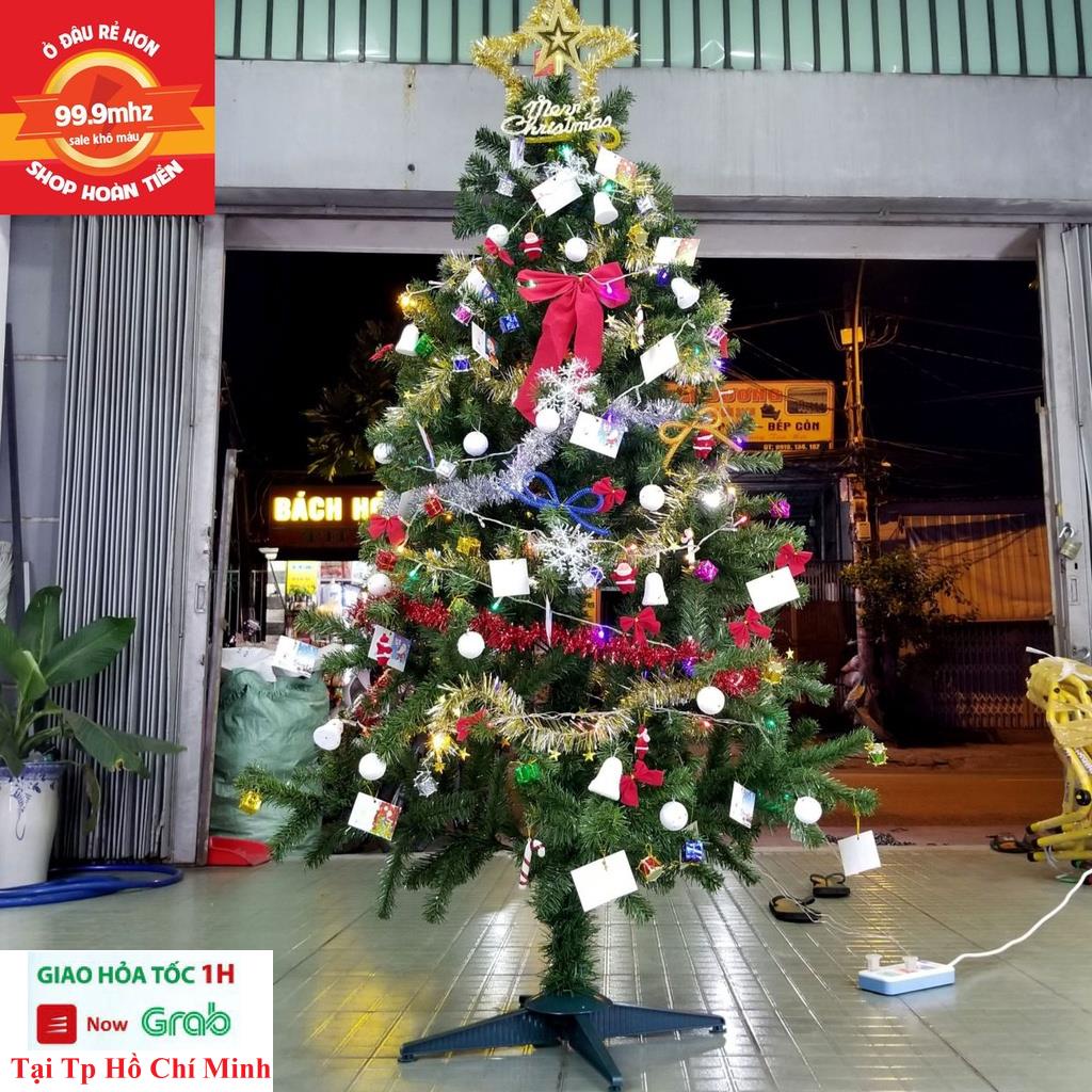 Cây Thông Noel 1m8 Trang Trí Giáng Sinh Hàng Cao Cấp Cây Thông Tặng Kèm Ngôi Sao Đỉnh Và Dây Kim Tuyến