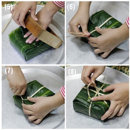 Khuôn gói bánh chưng bằng gỗ Vạn Lợi Dragon loại lớn