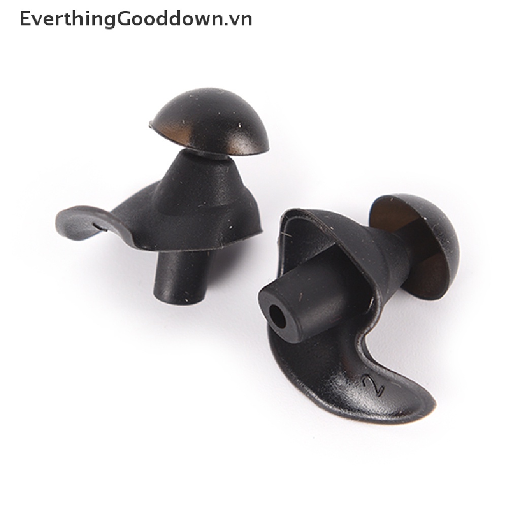 Everthinggooddown 1 Cặp Nút Bịt Tai Bằng Silicon Mềm Chống Ồn Chống Thấm Nước Khi Bơ