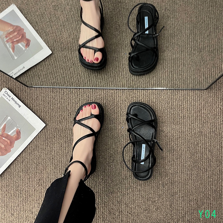 Xăng Đan Đế Xuồng Quai Chéo Thời Trang Dành Cho Nữ - Y04