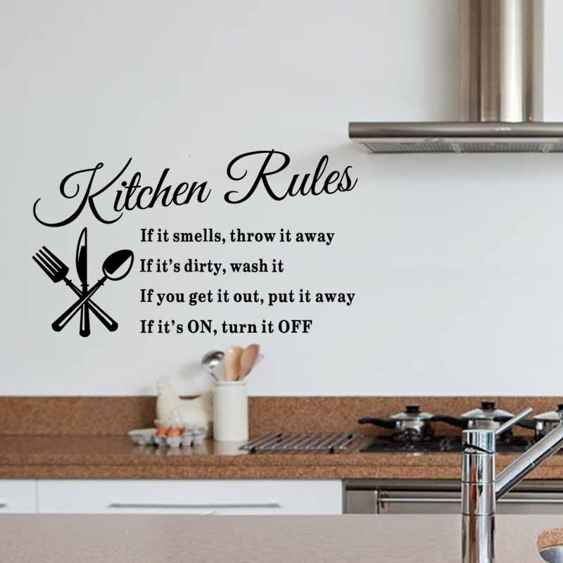 Miếng Dán Tường Trang Trí In Chữ Bằng Pvc Vinyl Tháo Được DIY