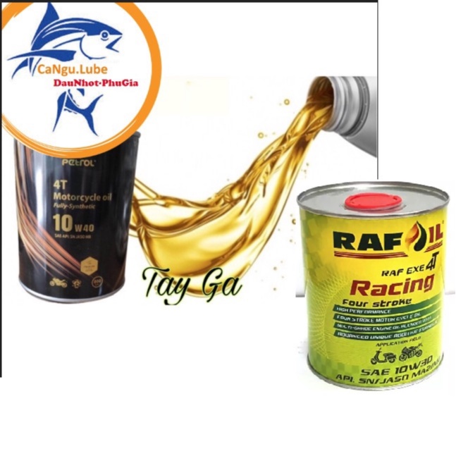 Nhớt rafoil cho xe tay ga, nhớt rafoil tổng hợp dùng cho xe ga 800ml/1L