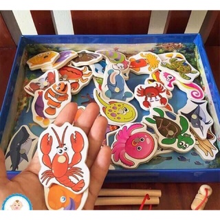 câu cá gỗ 2 cần 34 con