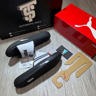 [CHÍNH HÃNG] Dép PUMA SOFT RIDE WHITE BLACK 382111 05