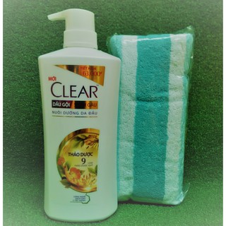 Dầu gội Clear Thảo Dược 630g KM khăn tắm