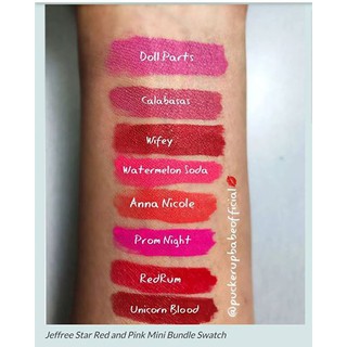 [Tách set son] Jeffree Star Mini Red & Pink Bundle