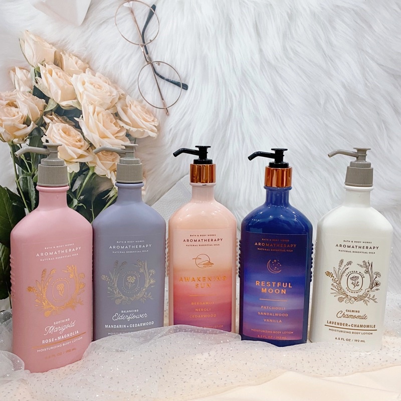 Sữa Dưỡng Body Lotion Tinh Dầu Thư Giãn Bath & Body Works Aromatherapy 295ml