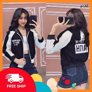 Áo khoác nữ áo khoác dù 2 lớp phối màu form đẹp cho nữ m379