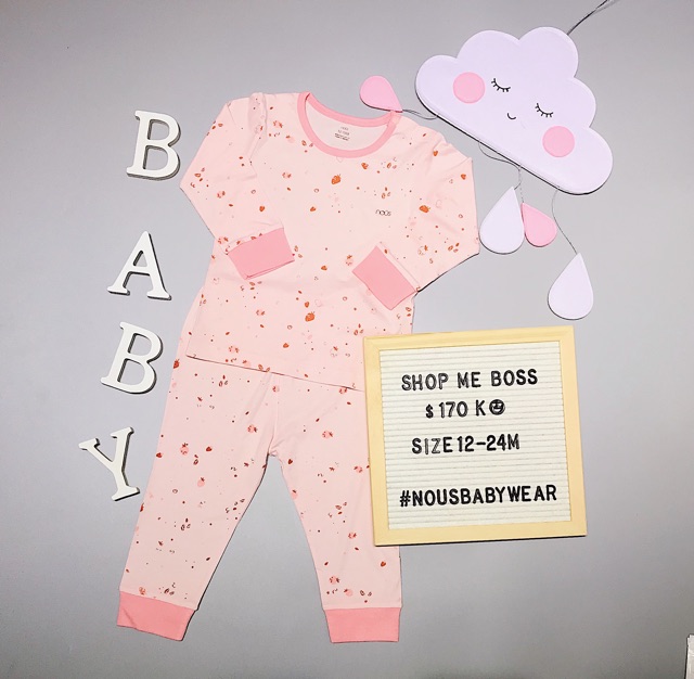 BỘ NOUS CÀI VAI DÀI 9-12M 12-18M 18-24M