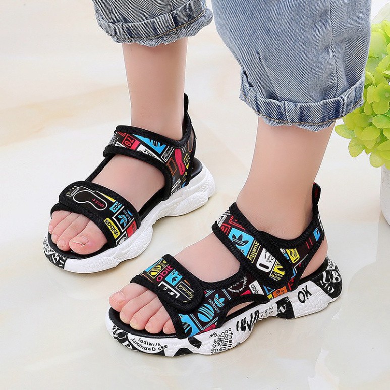 Dép sandal bé trai và bé gái cao cấp - Dép quai hậu chống trơn chống vấp cho bé (20328)