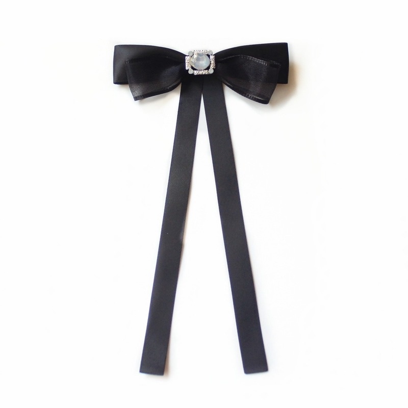 Nơ Cài Cổ Áo Thiết Kế Hình Hoa Dễ Thương Dành Cho Nữ