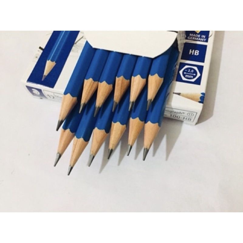 Hộp 12 chiếc bút Chì Đức Steadtler xanh 100 chính hãng