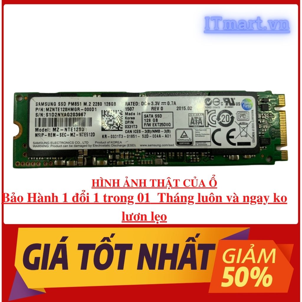 Ổ ssd M2SATA -2280 256Gb và 128Gb hàng tháo máy Dell HP IBM nhiều hãng giao NGẪU NHIÊN