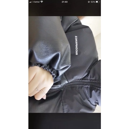 Áo khoác phao da nam nữ