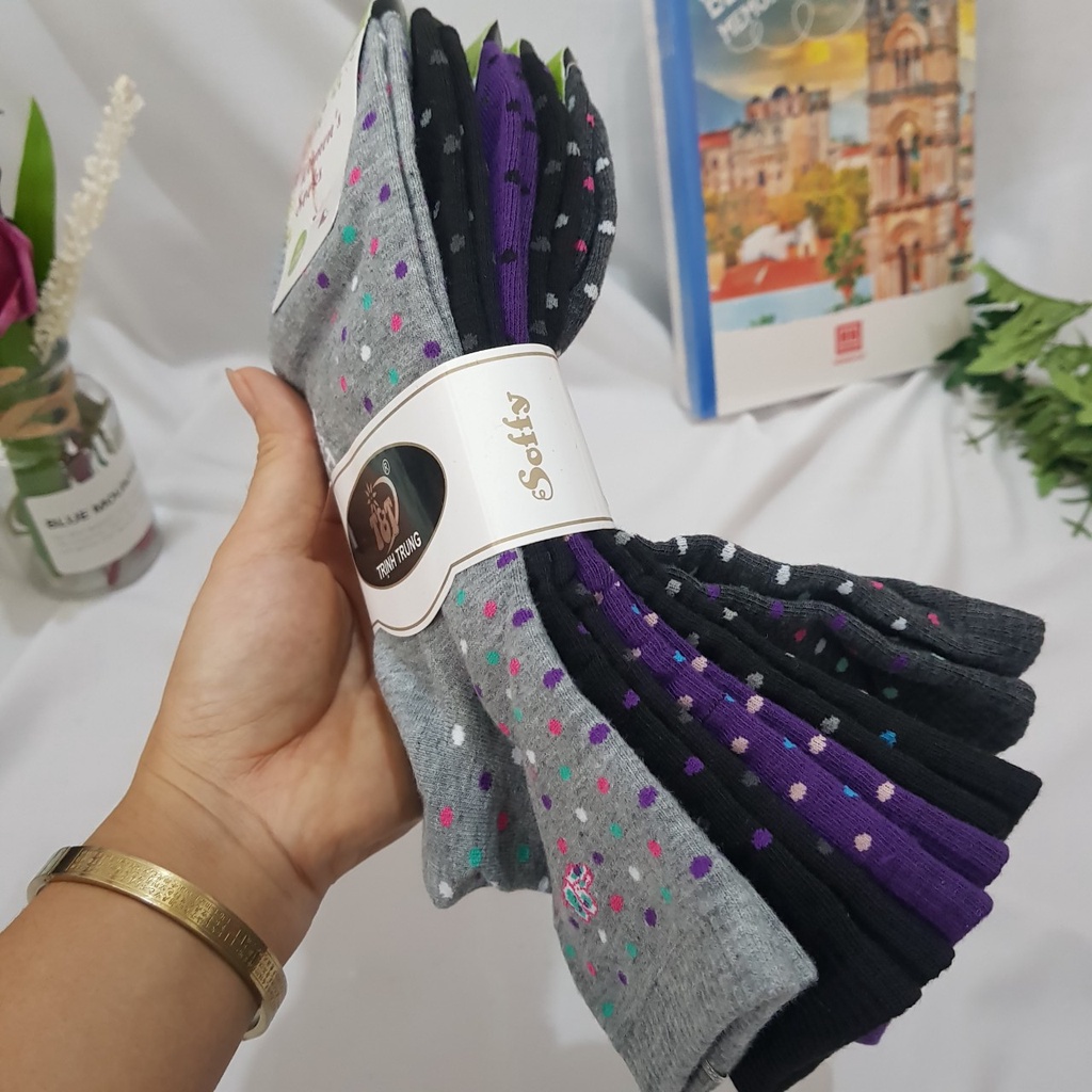 Tất Nữ Cổ cao Trịnh Trung - Họa Tiết Chấm