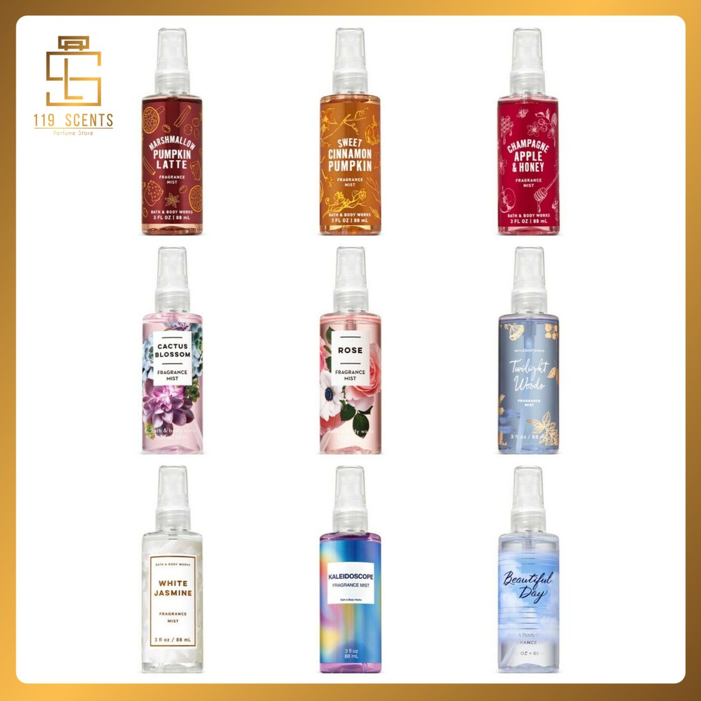 [ĐỦ MÙI - MINI] XỊT THƠM TOÀN THÂN BATH & BODY WORKS (88ML)