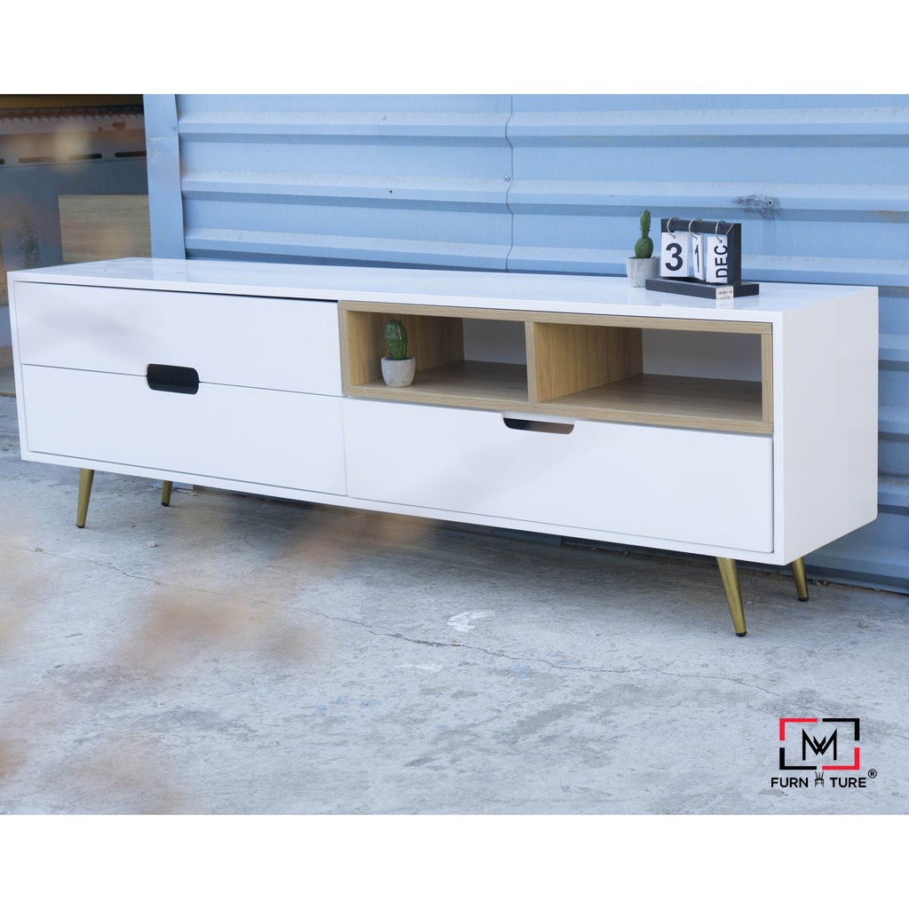 Kệ tivi để sàn hiện đại cao cấp thương hiệu MW FURNITURE - Nội thất căn hộ