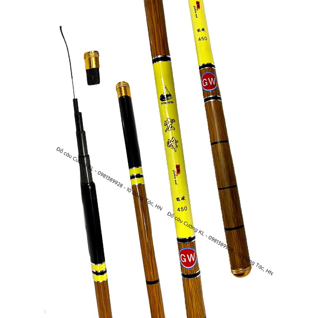 Cần câu tay đốt trung đốt trúc 70cm