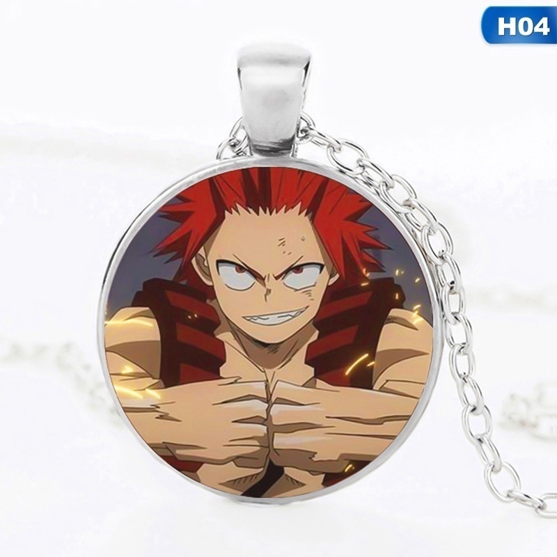 Dây Chuyền Unisex Mặt Tròn In Hình Anime My Hero Academia