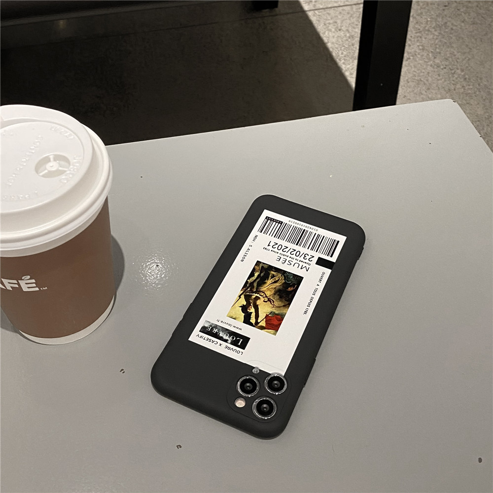 Ốp điện thoại IMD Silicon họa tiết tranh dầu chống sốc cho IPHONE 12PRO MAX 12MINI 11PRO MAX XS MAX XR SE 2020 7 8 | BigBuy360 - bigbuy360.vn