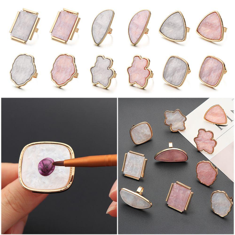 JUNE Giá Đỡ Lọ Sơn Móng Tay Bằng Nhựa Acrylic Tiện Dụng