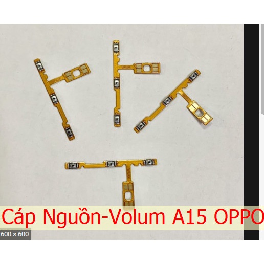 Cáp Nguồn + Âm Lượng A15/A15S/A16K  Oppo