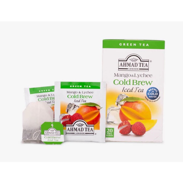 Trà xanh vị Vải & Xoài pha lạnh 40g