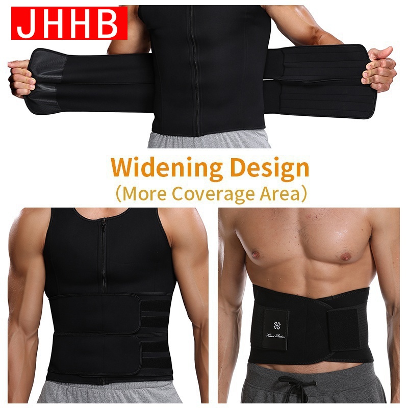 Áo Định Hình Cơ Thể Bằng Cao Su Tổng Hợp Có Khóa Kéo Dành Cho Nam