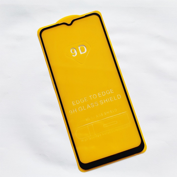 Kính Cường Lực Samsung Galaxy A12 9D Full Keo Full Màn - Miếng Dán Màn HÌnh Cao Cấp - Viền Đen