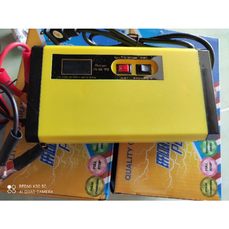 Combo 1 sạc ắc quy 12v8a và 1 kích điện tử 12 fet