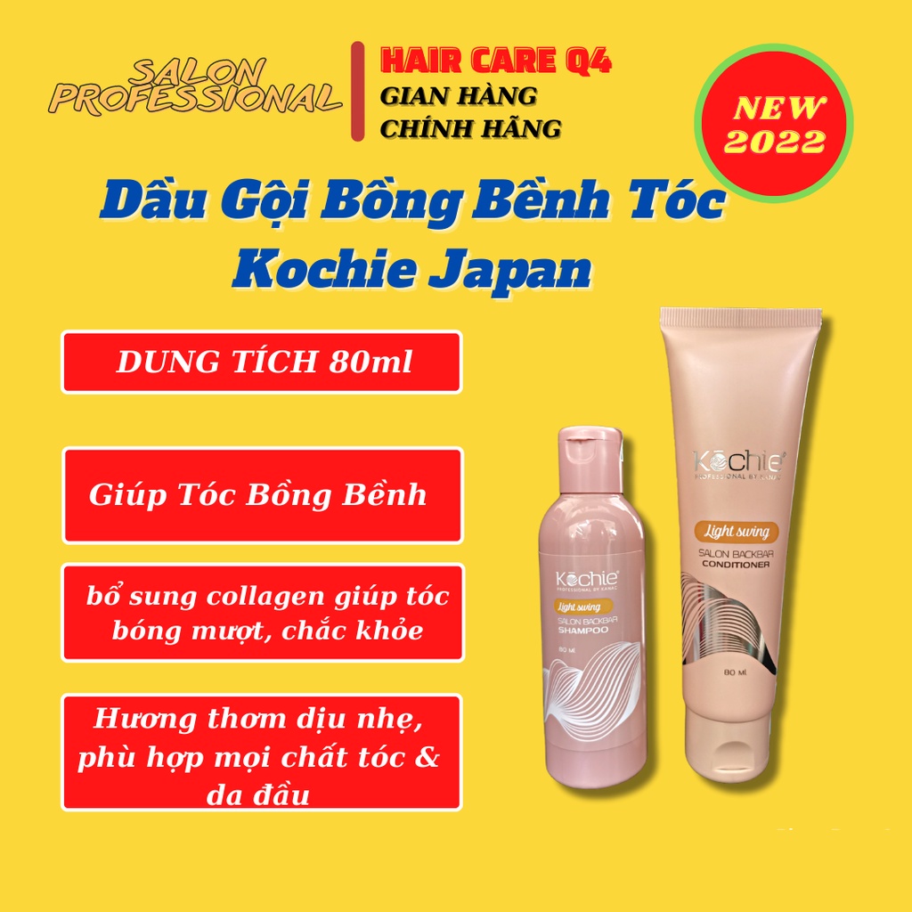 Dầu Gội Kochie Light Swing Nhật Bản (bộ trải nghiệm) - Hair Care Q4