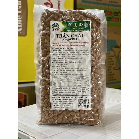 Trân Châu Đen Wonderful gói 1kg