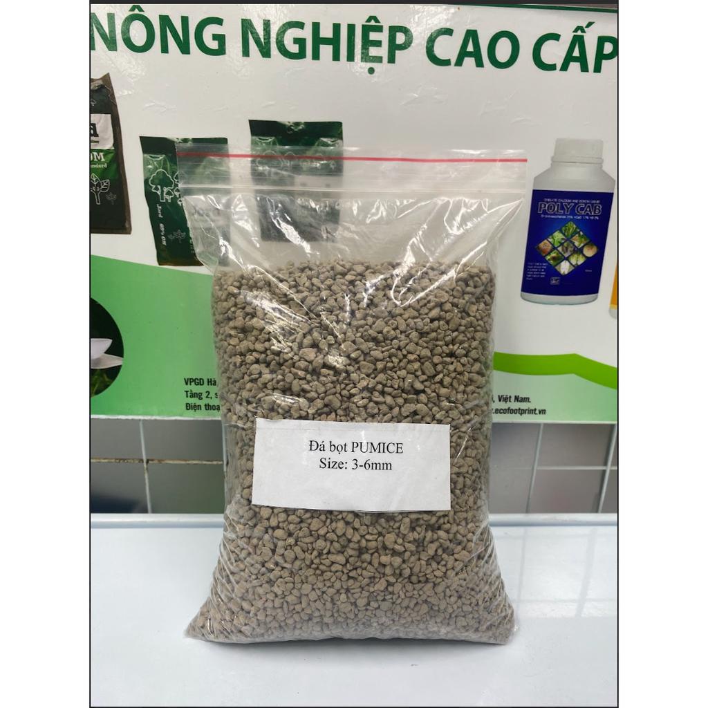 1Kg Đá Bọt Núi Lửa Pumice Indonesia Giá Thể Trồng Lan, Bonsai, Hoa, Cây Cảnh, Thuỷ Canh - Htx Phú Điền
