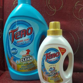 Nuoc giat trung tinh tero 3.8kg tặng nước giặt, hoặc nước lau sàn 1kg