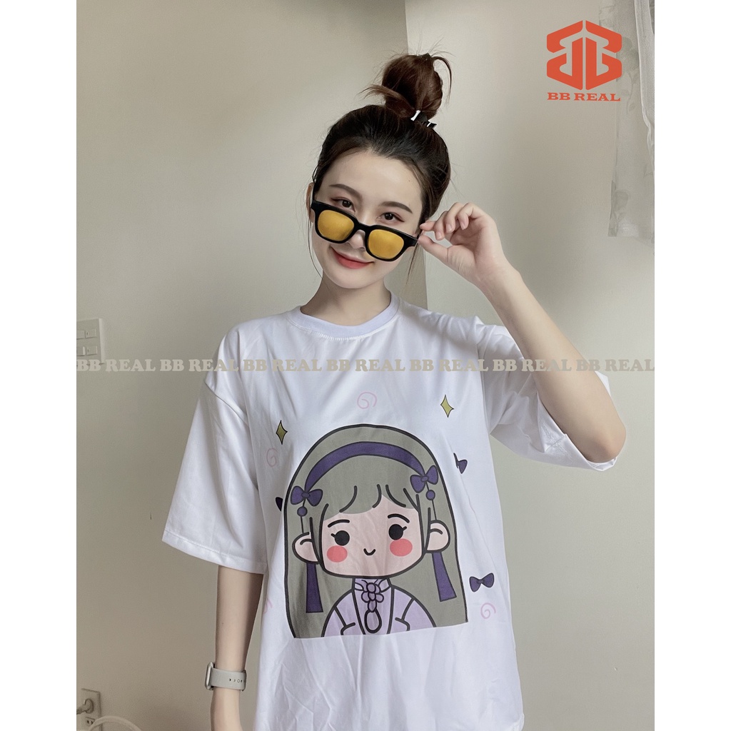 ĐỒ BỘ NỮ THUN RÚT - (Nhiều Màu) Quần Thun Da Cá, ÁO Cartoon, From Rộng Unisex , Freesize Từ 45 - 65KG - BB REAL